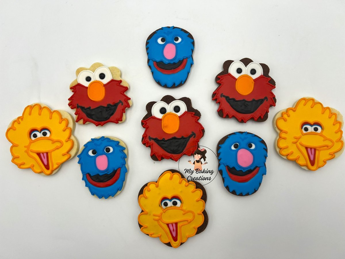 Sesame Street themed cookies